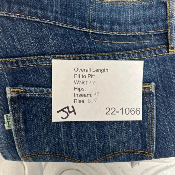 WOMENS 10 Long, W30, LEVIS 531 LOW WAIST SKINNY LEG 33 Inseam JEANS - Picture 9 of 9